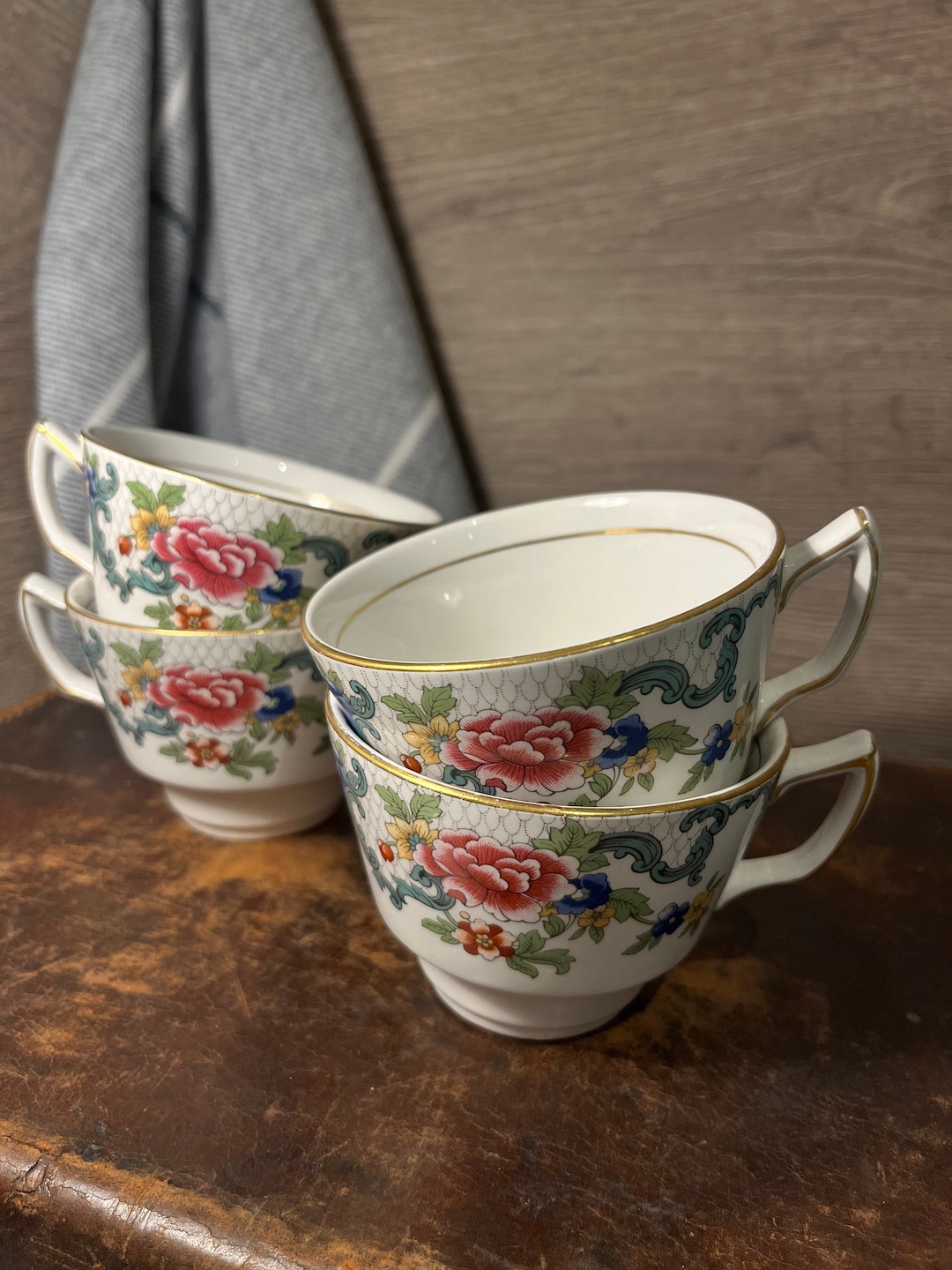 Vintage Antique Royal Doulton Booths Circa 1900 Floradora Floral Gilded ...