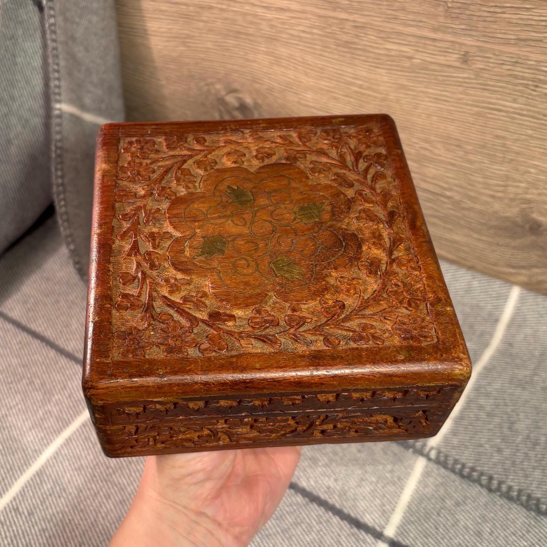 Indian Inlaid Box - Etsy