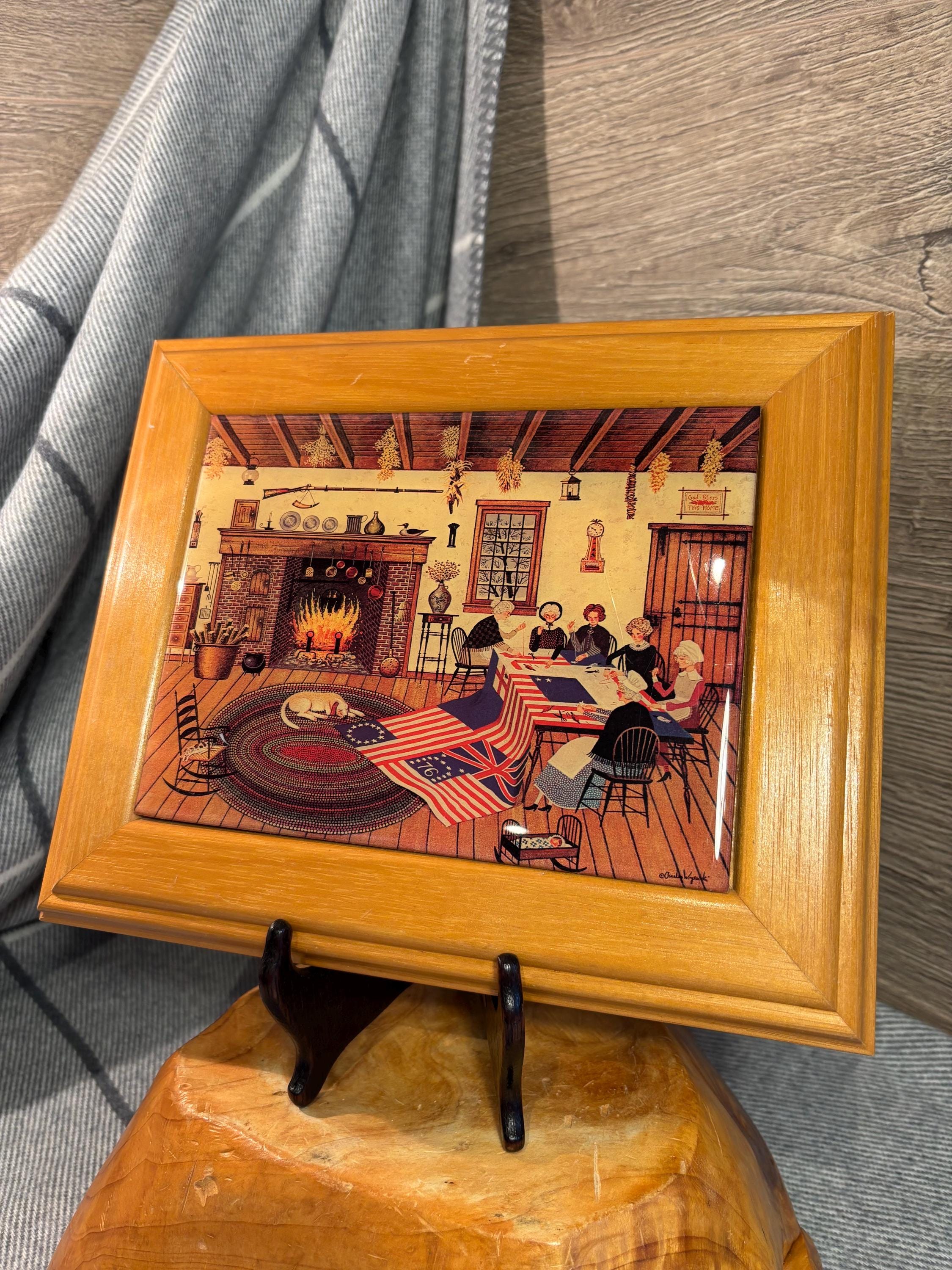 Vintage Flag Makers by Charles Wysocki Georgina's Country