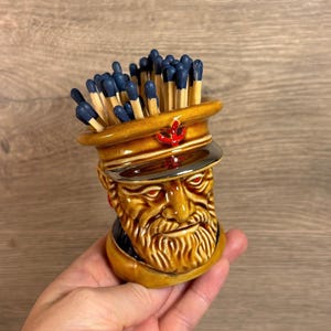 Vintage Fisherman Lord Nelson Pottery Mug | Toby Jug Mug Character Cup | Mid Century Barware Collectibles | MCM English Matchsticks Holder