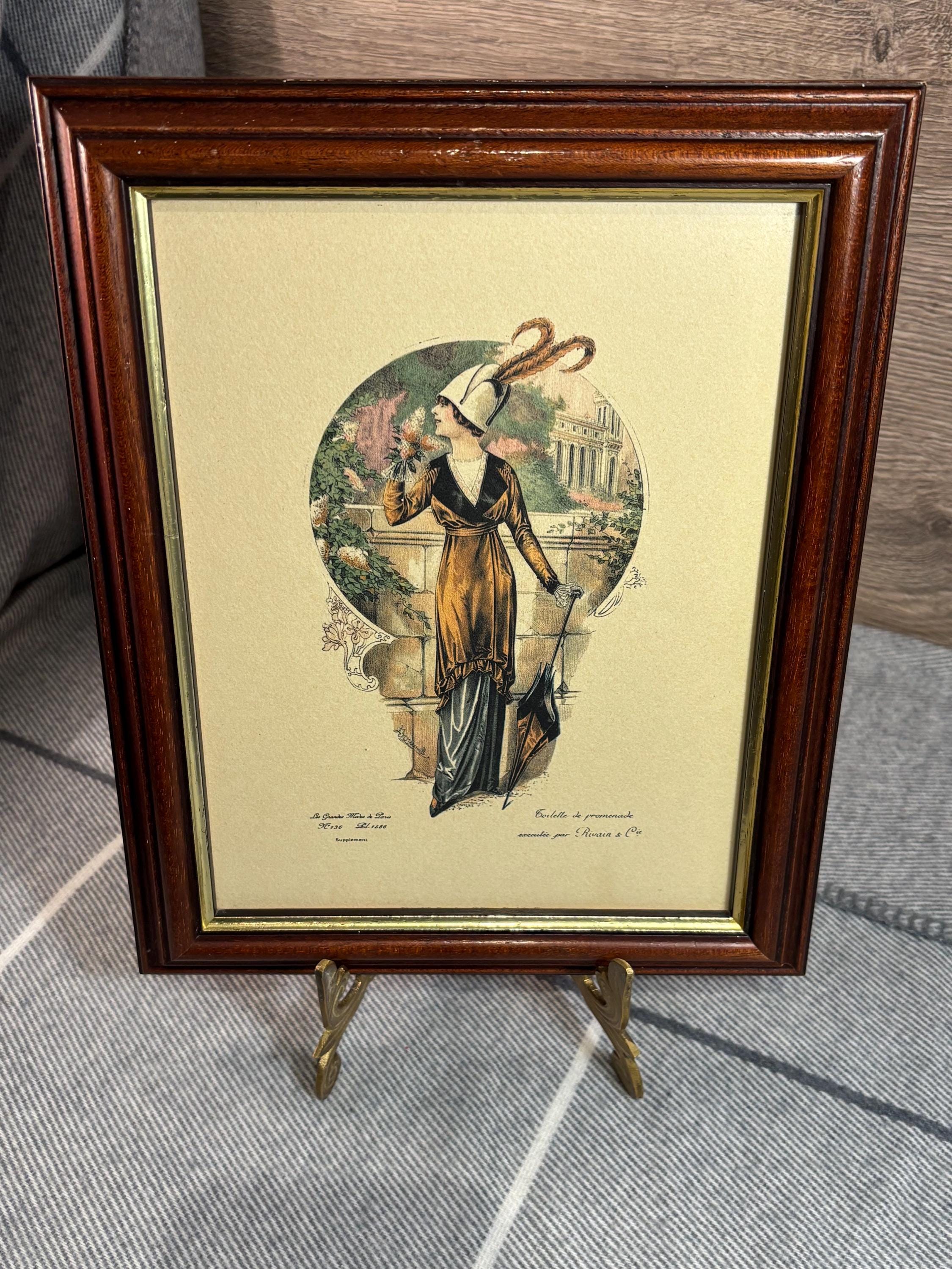 【希少】Les Grandes Modes de Paris No. 187 Vintage Les Grandes Modes De Paris Supplément No 136 by Rivain