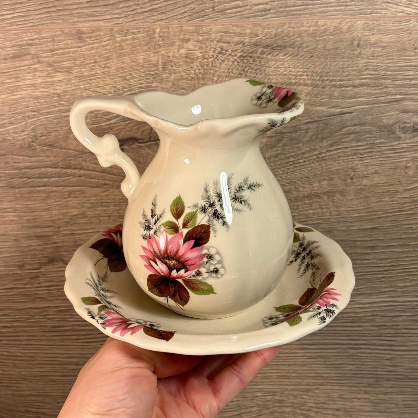 レア 英国アンティーク 洗面セット ウォータージャグ(ピッチャー