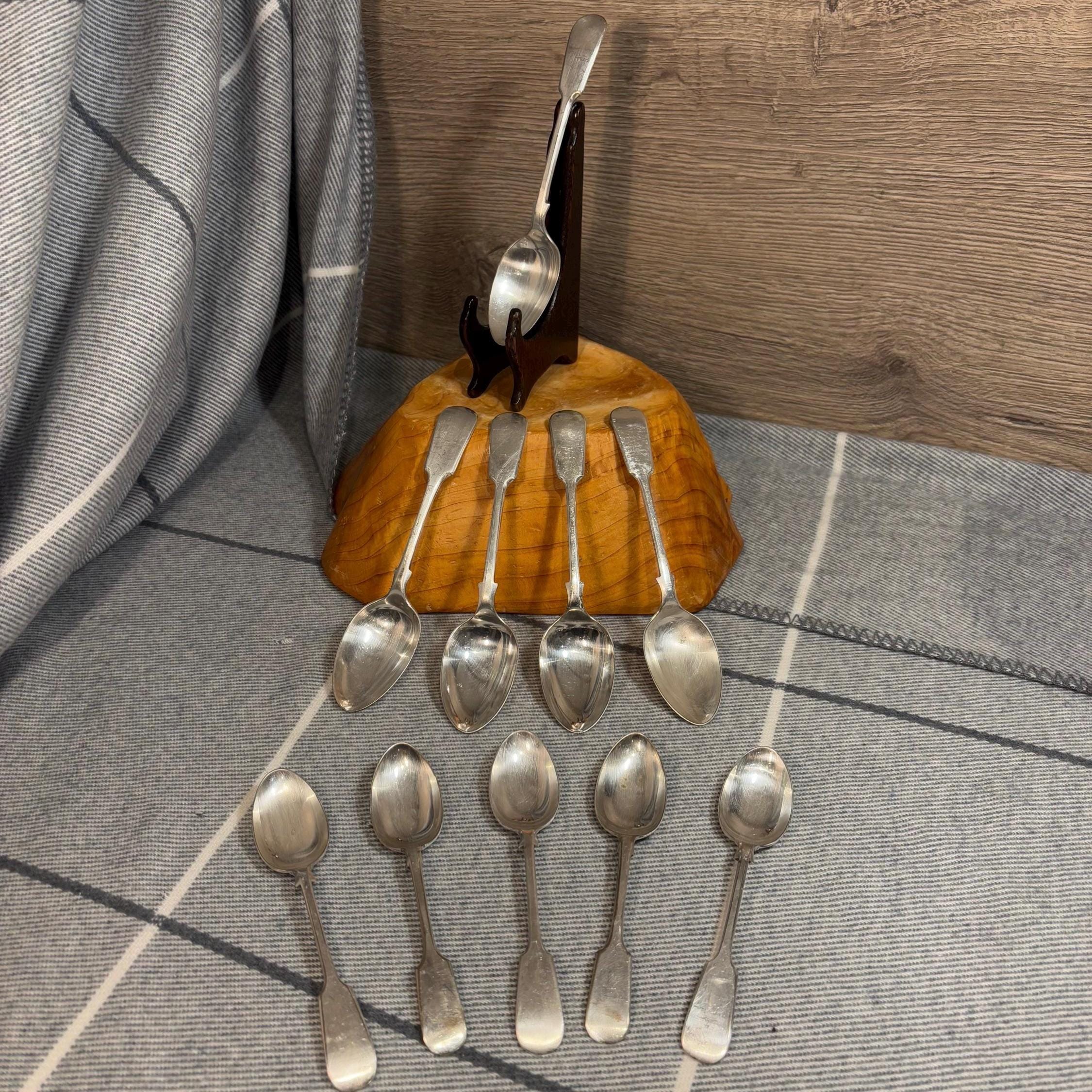 Vintage H C & Co S Hammond‚ Creake and Co Silver Plate Spoons- Set