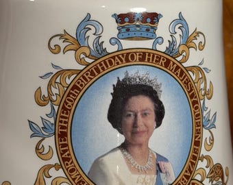 Vintage 21st April 1986 Queen Elizabeth II Commemorative 60th