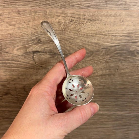 Vintage S S P Ltd A Sheffield Silver Plate Pierced Slotted