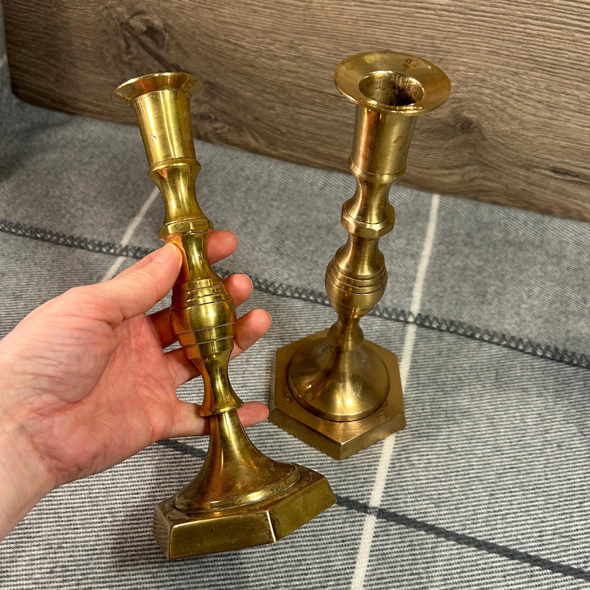 vintage case ❀ 陶器製 キャンドル型の ジュエリーケース vintage