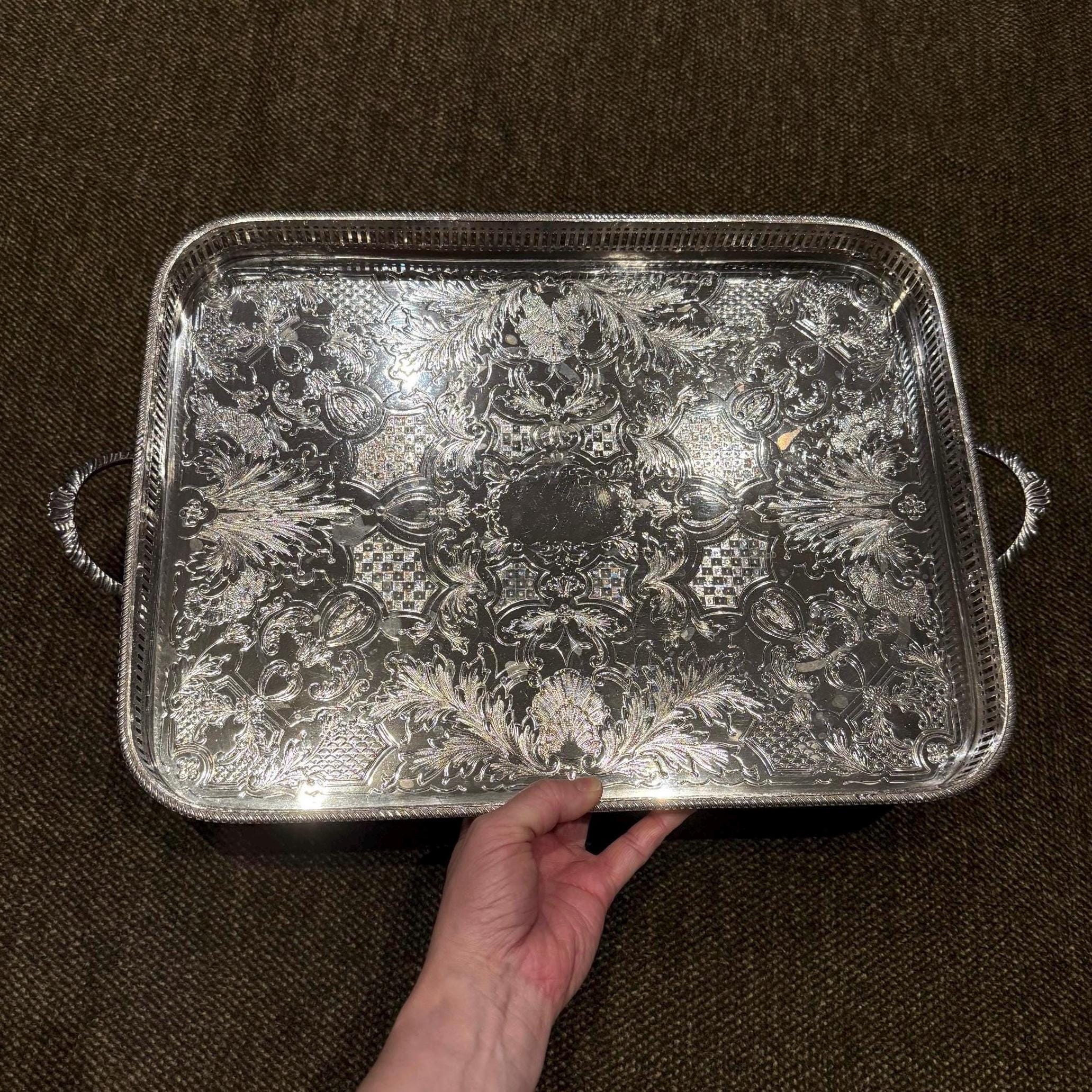 Vintage 1.5kg Arthur Price Silver Plated on Copper 2 Handle