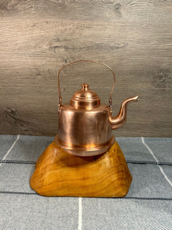 Vintage OPA Peltiteos OY Helsinki Finland Copper Teapot Kettle- 1L 