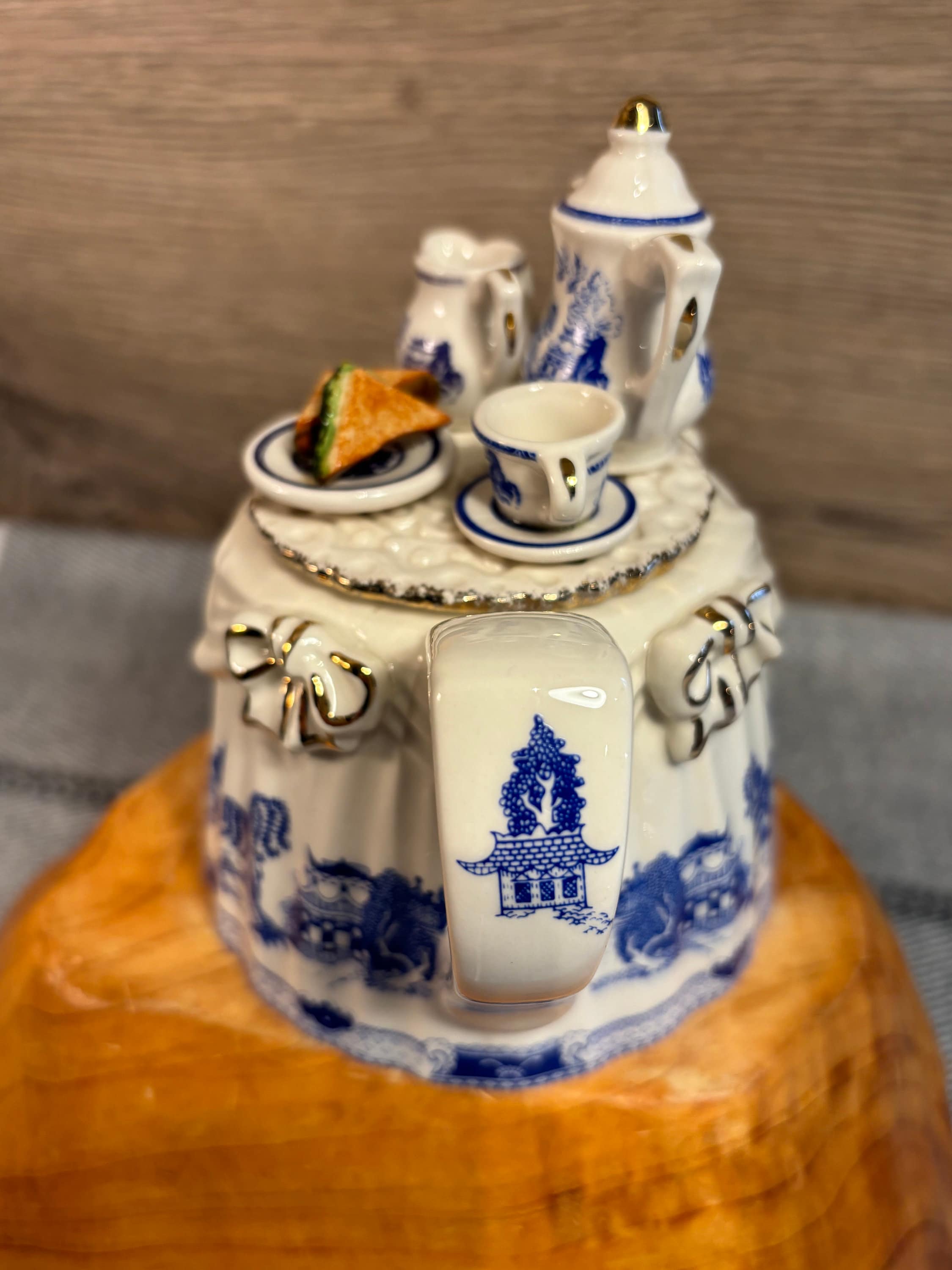 ヴィンテージ - 欠けあり - ポール・カーデューデザイン 英国製 金箔2