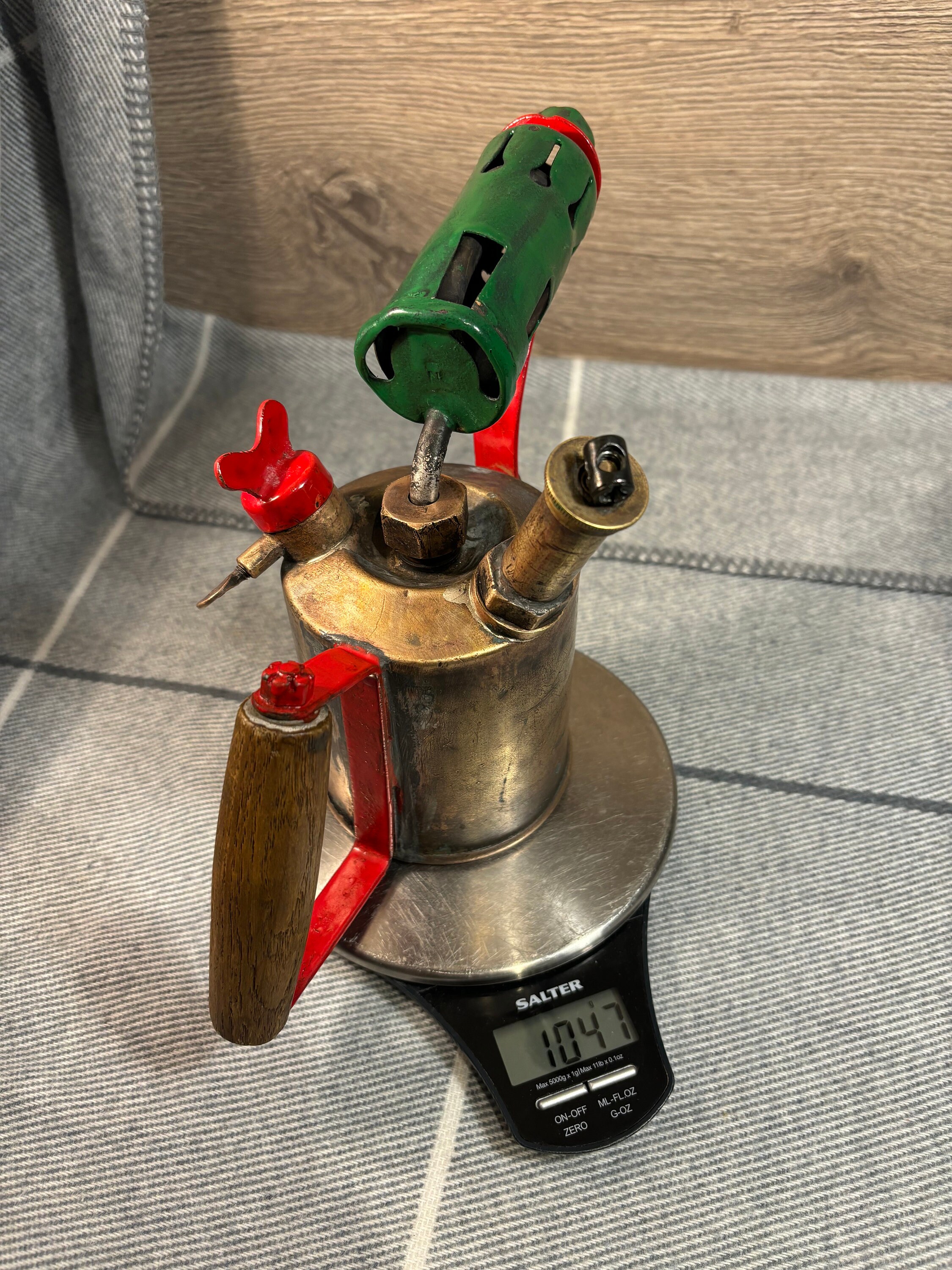Vintage British Monitor Made No 26 Brass Paraffin Blow Torch Vintage British Monitor Made No 26 Brass Paraffin Blow Torch