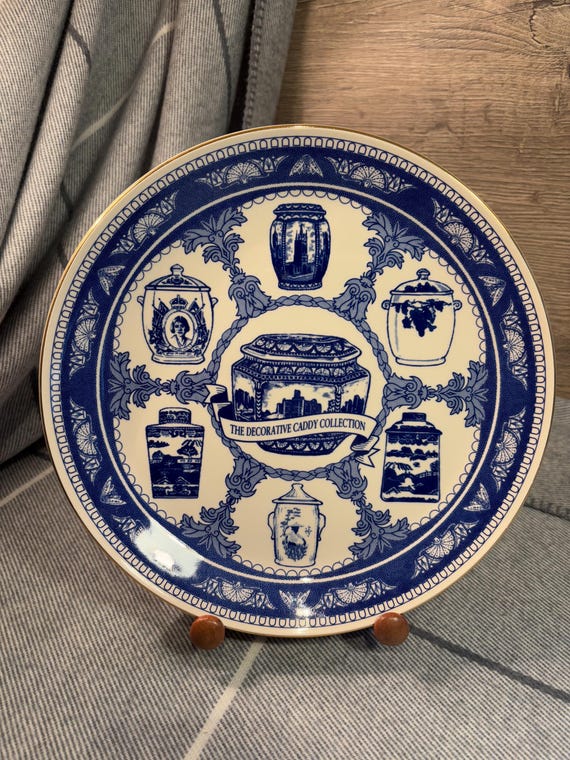 Vintage 1993 Mason's for Ringtons Decorative Caddy Collection