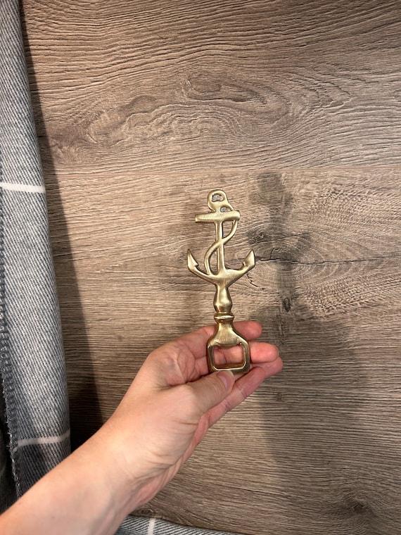 Solid Brass Anchor Coastal Decor Door Knocker Solid Brass Anchor Coastal Decor Door Knocker
