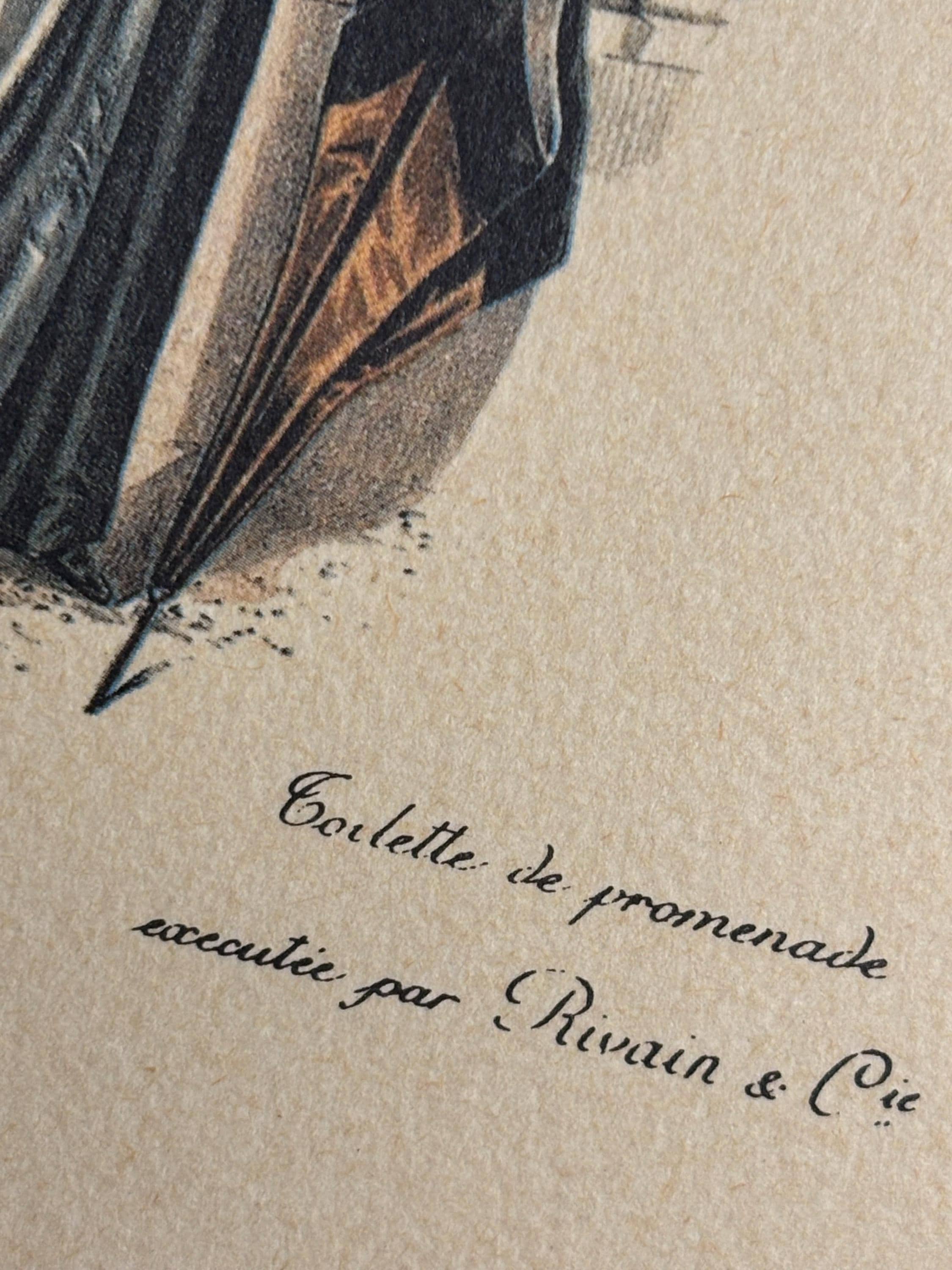 Vintage Les Grandes Modes De Paris Supplément No 136 by Rivain