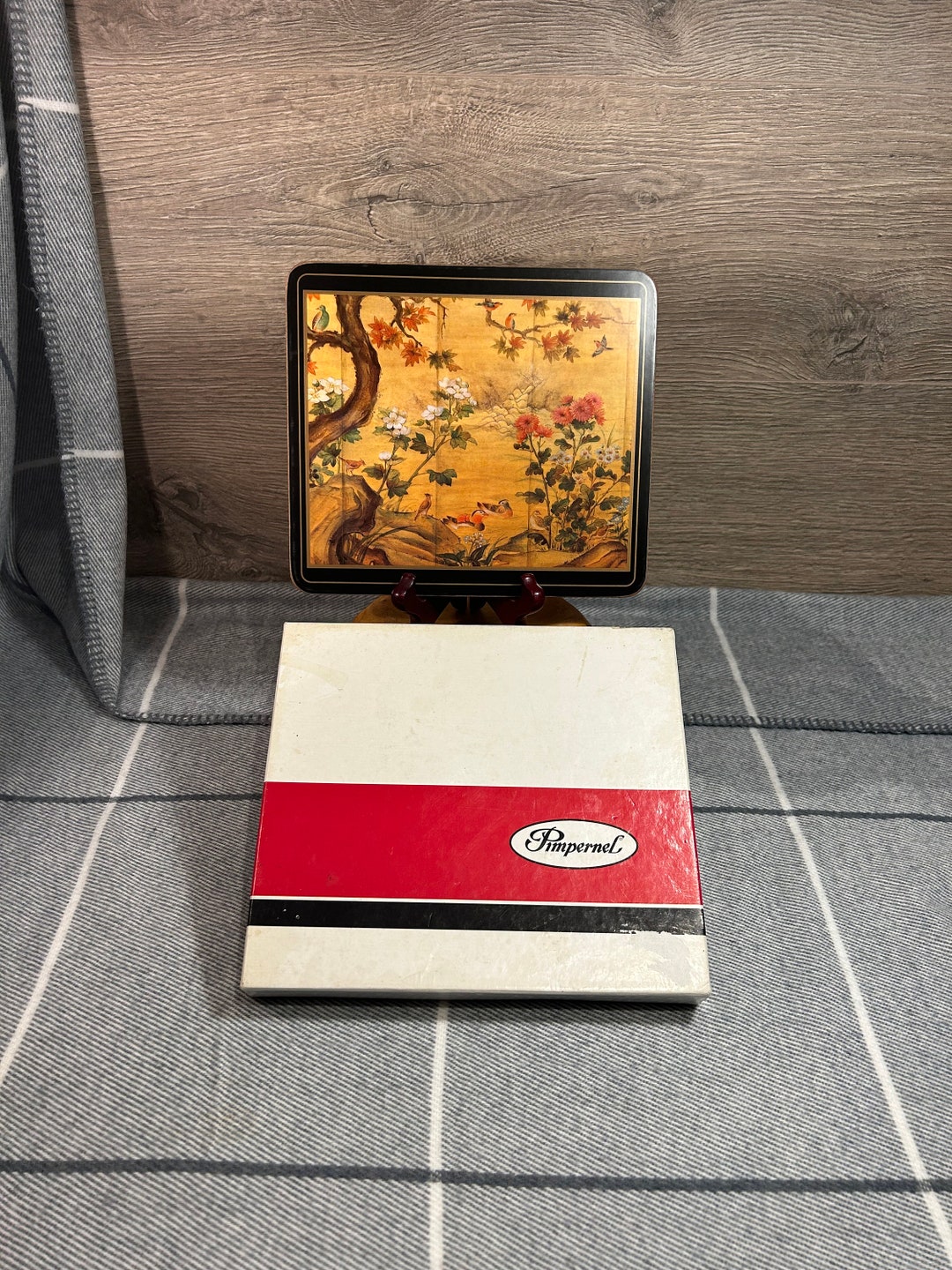 Vintage Pimpernel Oriental 'chinese Screen' Cork Etsy