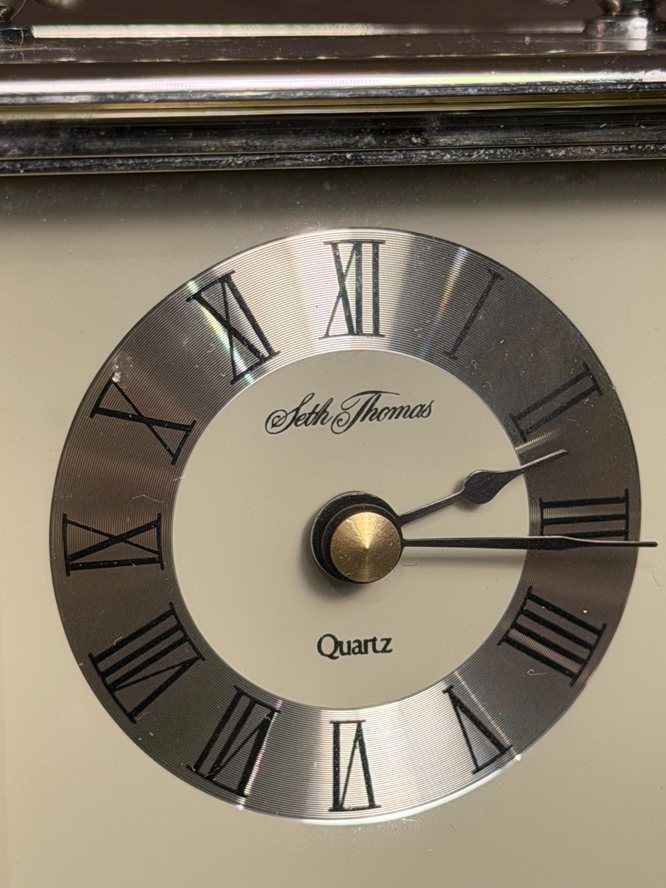 Vintge Seth Thomas Charm Model 243 Japan Movement Shelf Desk