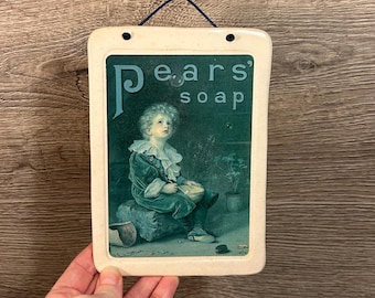Vintage Pears' Soap Boy Blowing 'bubbles' by Sir John Everett