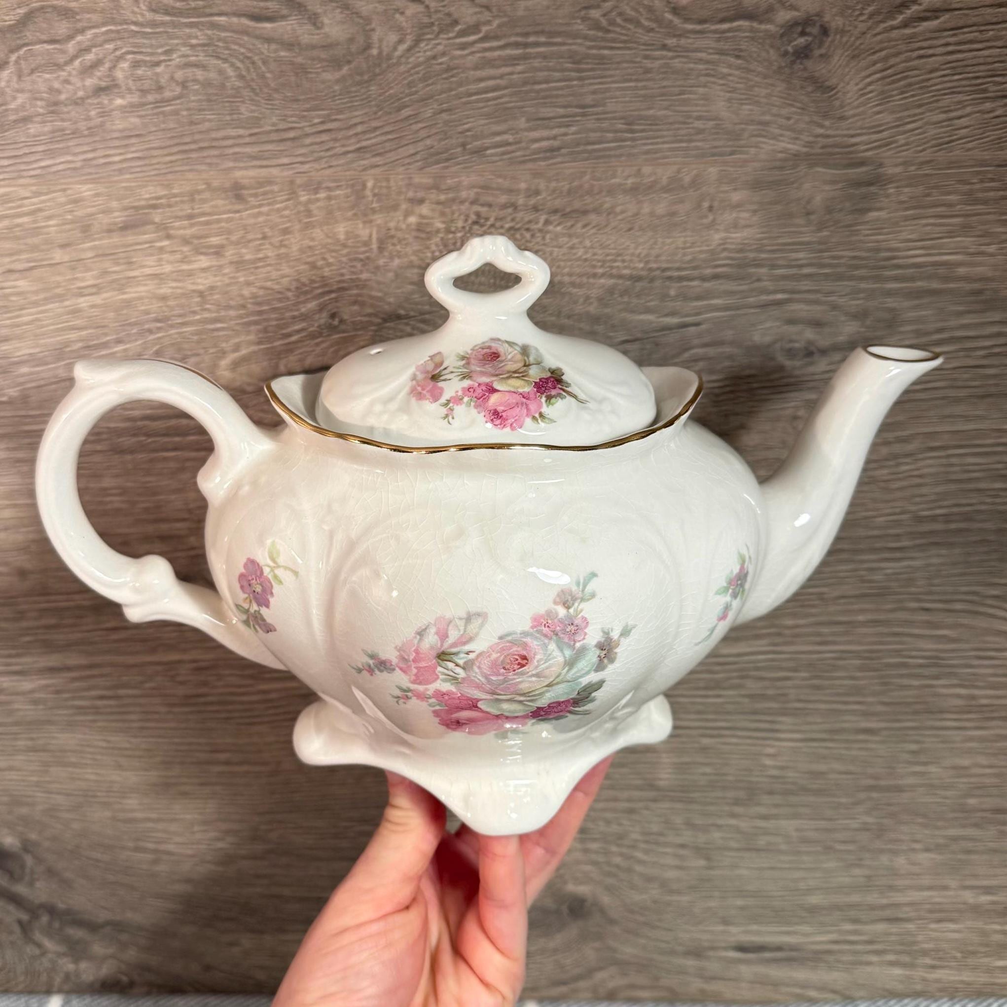 Vintage James Kent Old Foley Victoria Rose Fine Earthenware Large
