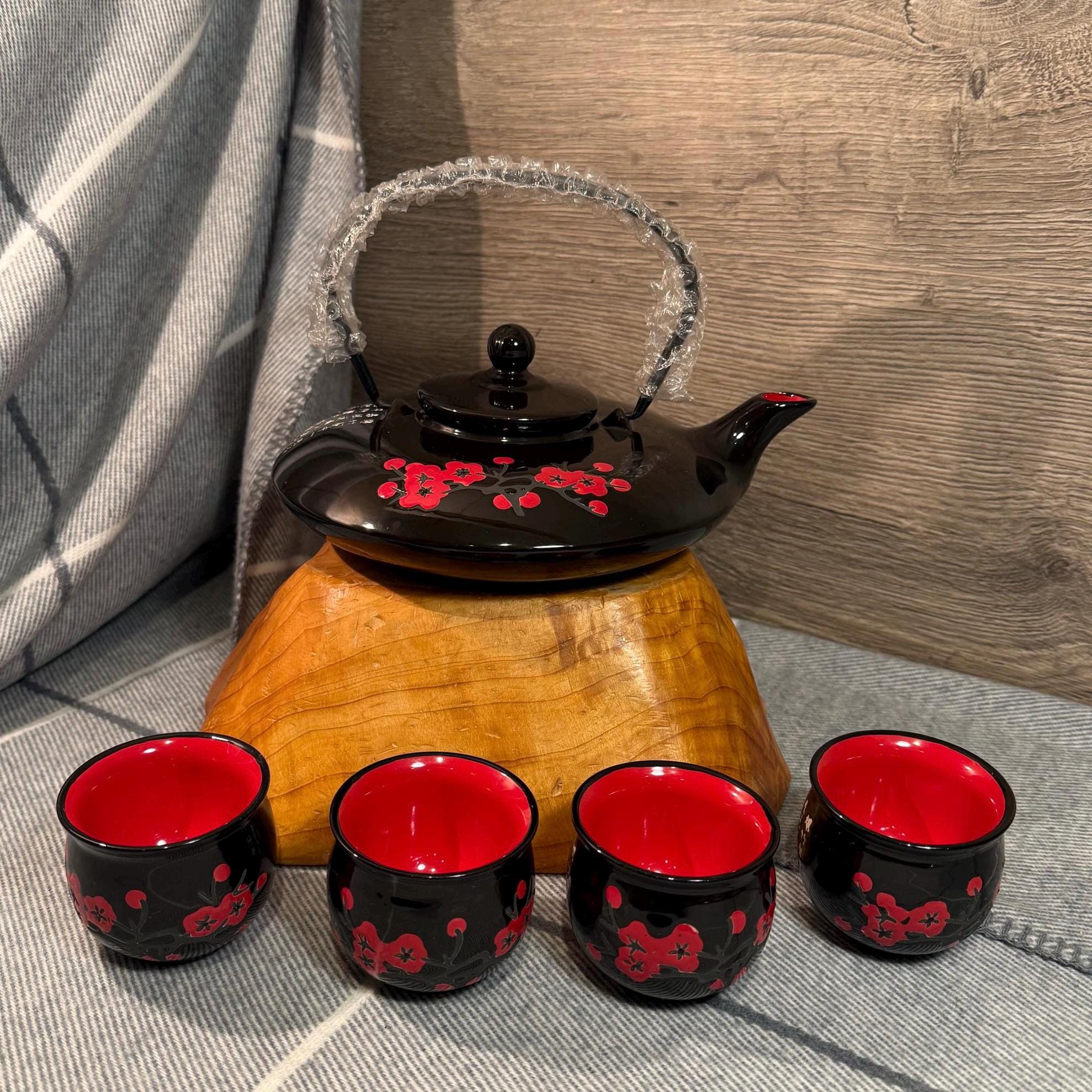 翡翠のカップ2個セット及び中国式ティーポット 茶道具 骨董 翡翠 茶器
