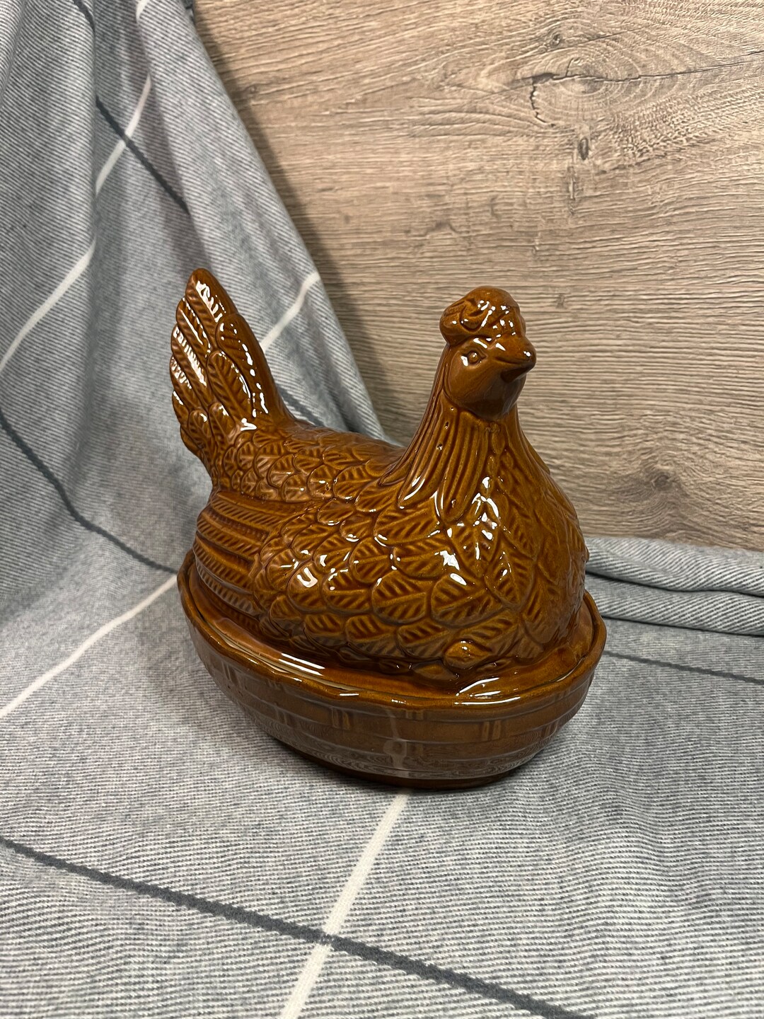 Vintage Moira Farmhouse Stoneware Made in England Mid Century Big Brown ...