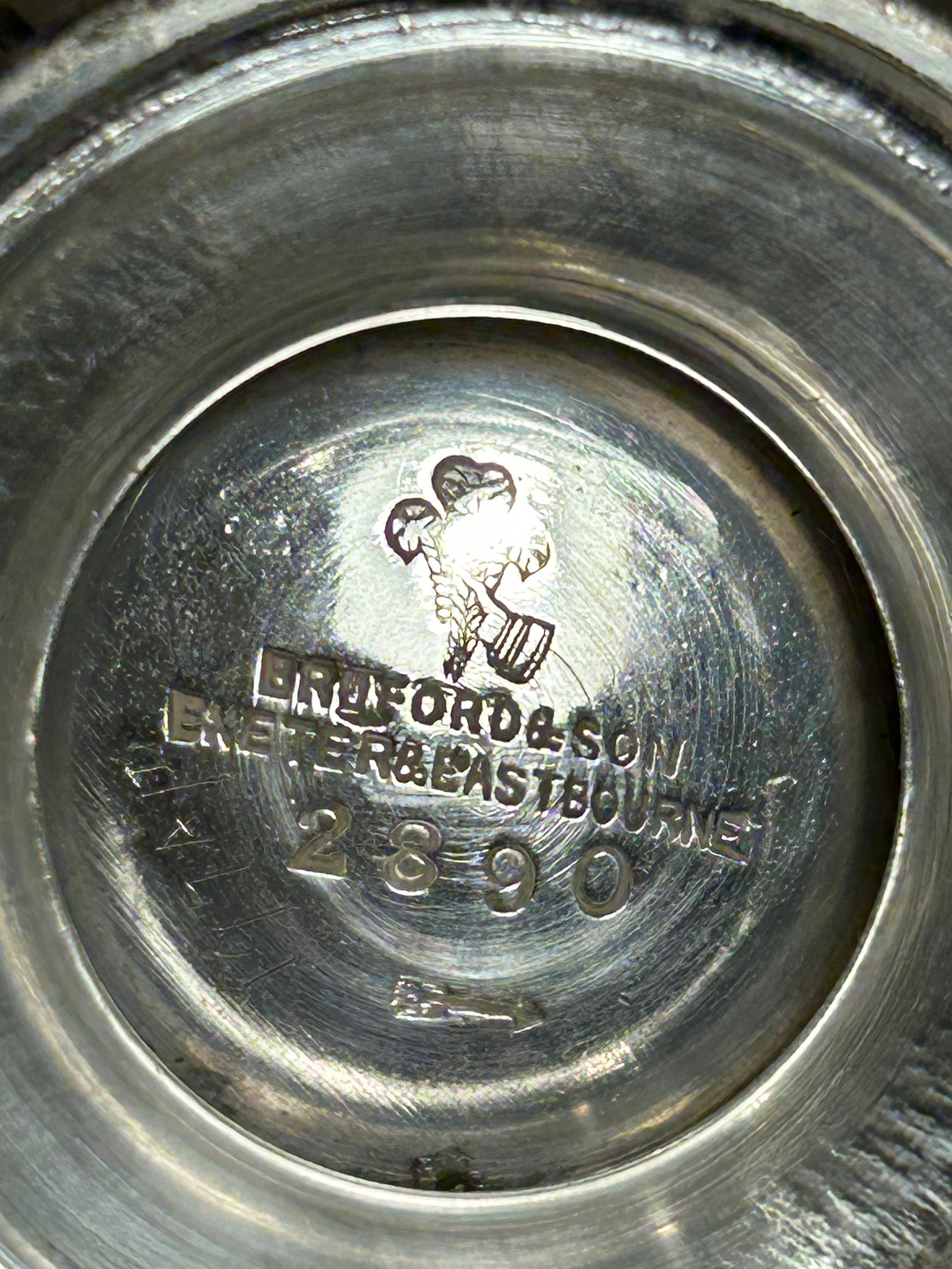 Vintage William Bruford & Son Exeter and Eastbourne Silver Vintage William Bruford & Son Exeter and Eastbourne Silver