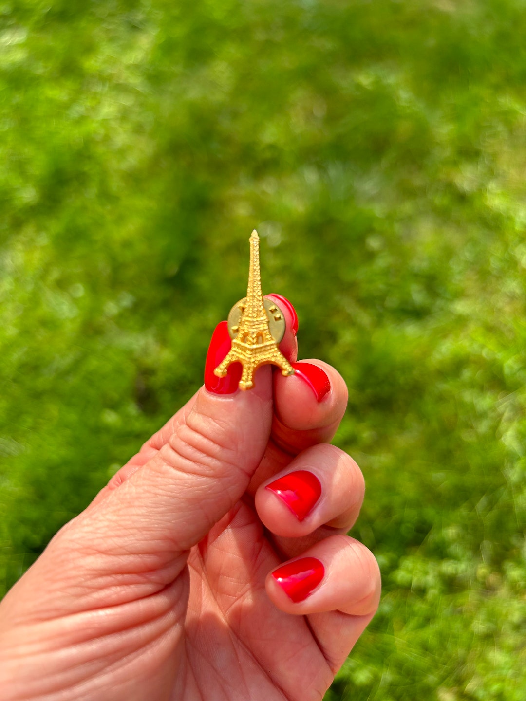 Vintage Gold Tone Ballou Reg'd Jewellery Paris Eiffel Etsy