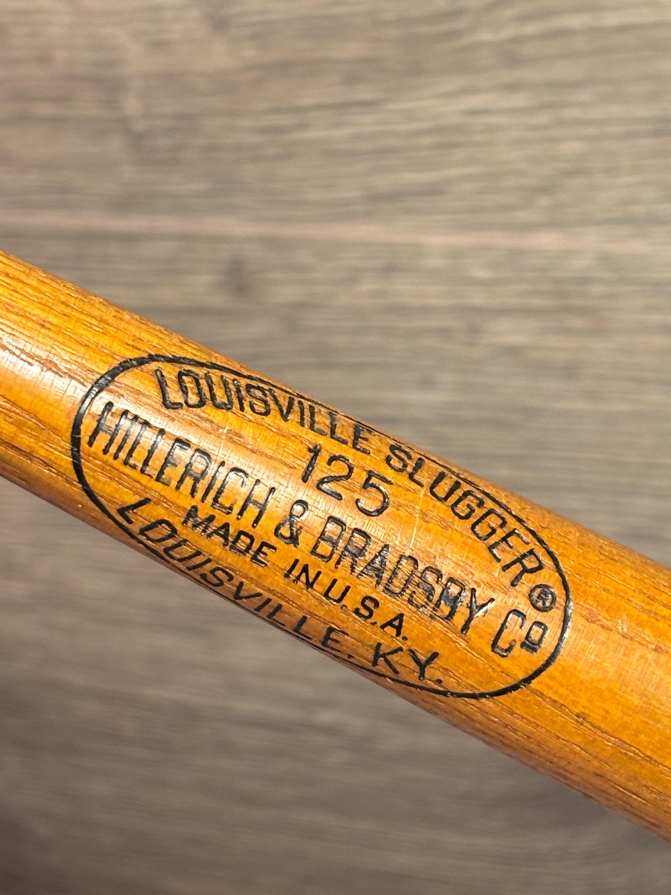 Vintage Mickey Mantle Louisville Slugger 125 Hillerich & Bradsby