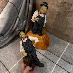 Figurine De Collection Oliver Hardy - Statuette Vintage - Fabriquée En Espagne
