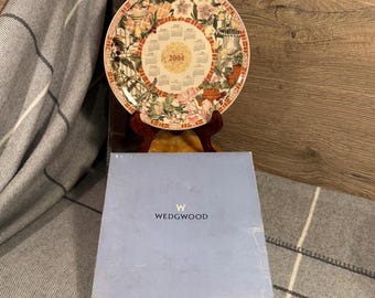 1997 Calendar Porcelain Plate by Wedgwood || British Mammals