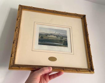 Vintage 1822 Normanton Park South View Rutlandshire Wall Hanging | Drawn by JP Neale and Engraved by JC Varral Antique Framed English Prints