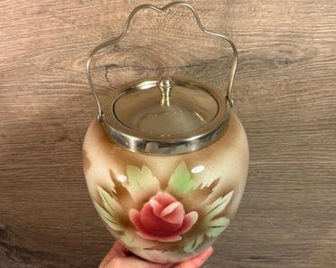 値下　貴重ヴィンテージ　米Susan paley 可愛い♪陶器クッキージャー クッキージャー - ビンテージ - Etsy 日本