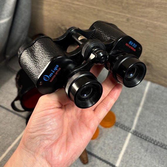 Vintage Omiya Coated Optics 8 X 30 393ft at 1000yds Binoculars and