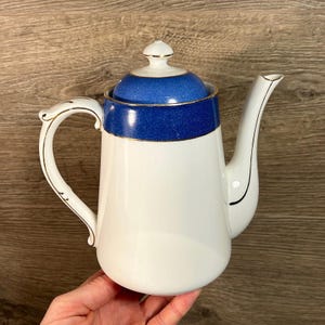 Vintage October 1932 Grafton China & Sons B.A.J England Grafton Petite Coffee Teapot | 1930s Home Decor | 20th Century English Collectibles