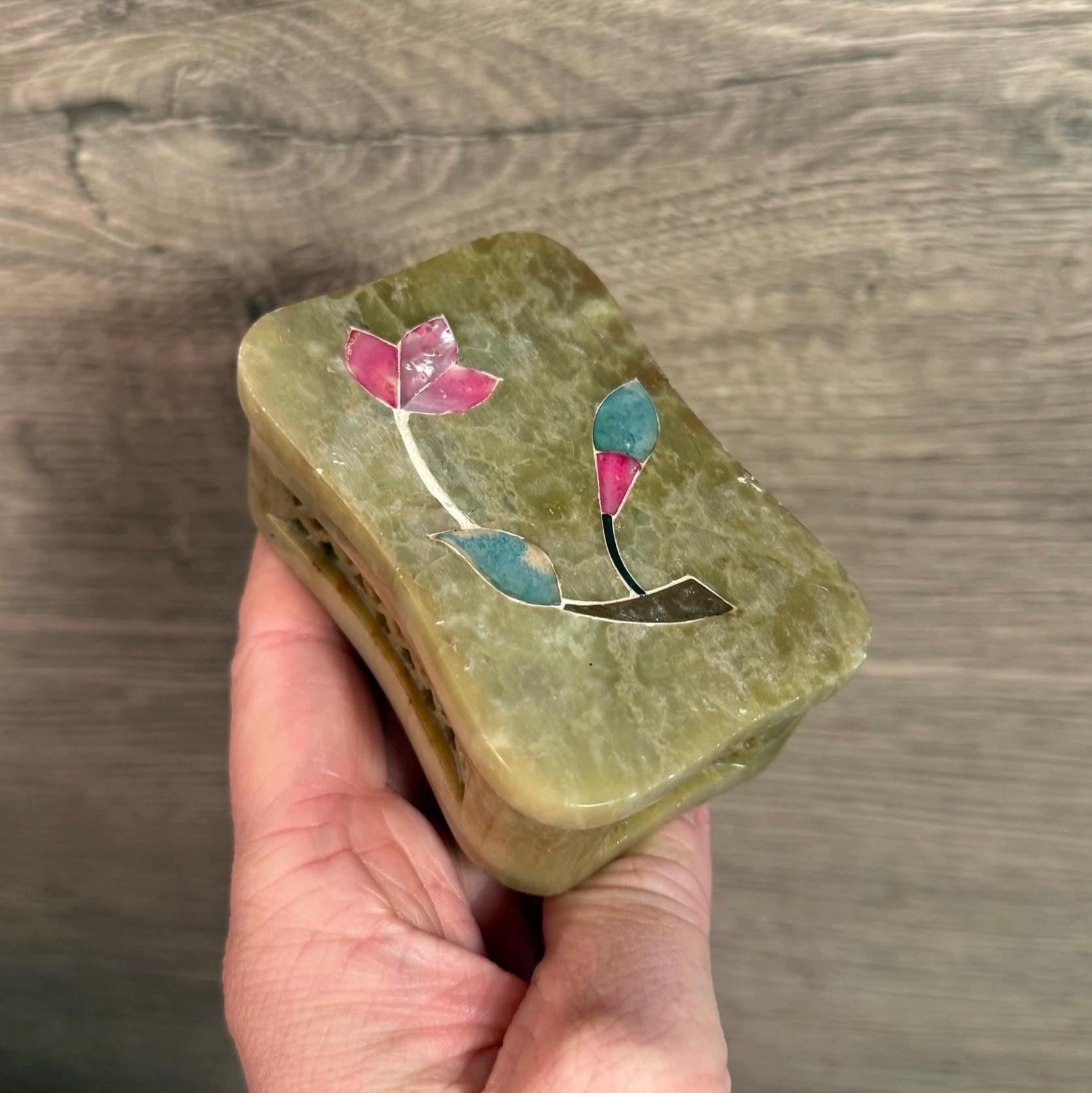 インド産大理石の箱 - Etsy 日本