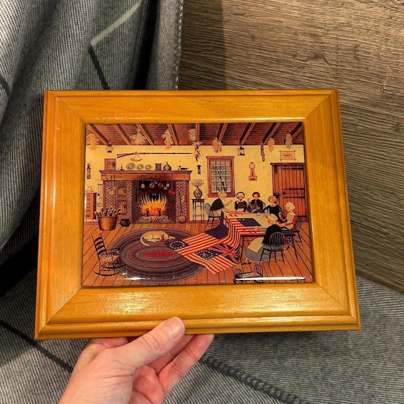 Vintage Flag Makers by Charles Wysocki Georgina's Country