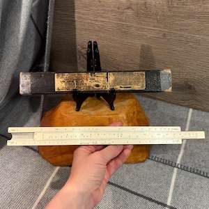Vintage japanische Hemmis Bambus-Rechenregel Box Gegründet 1895 Made in Japan | MCM Logarythmisch-verfahrenstechnische komplexe Rechnung