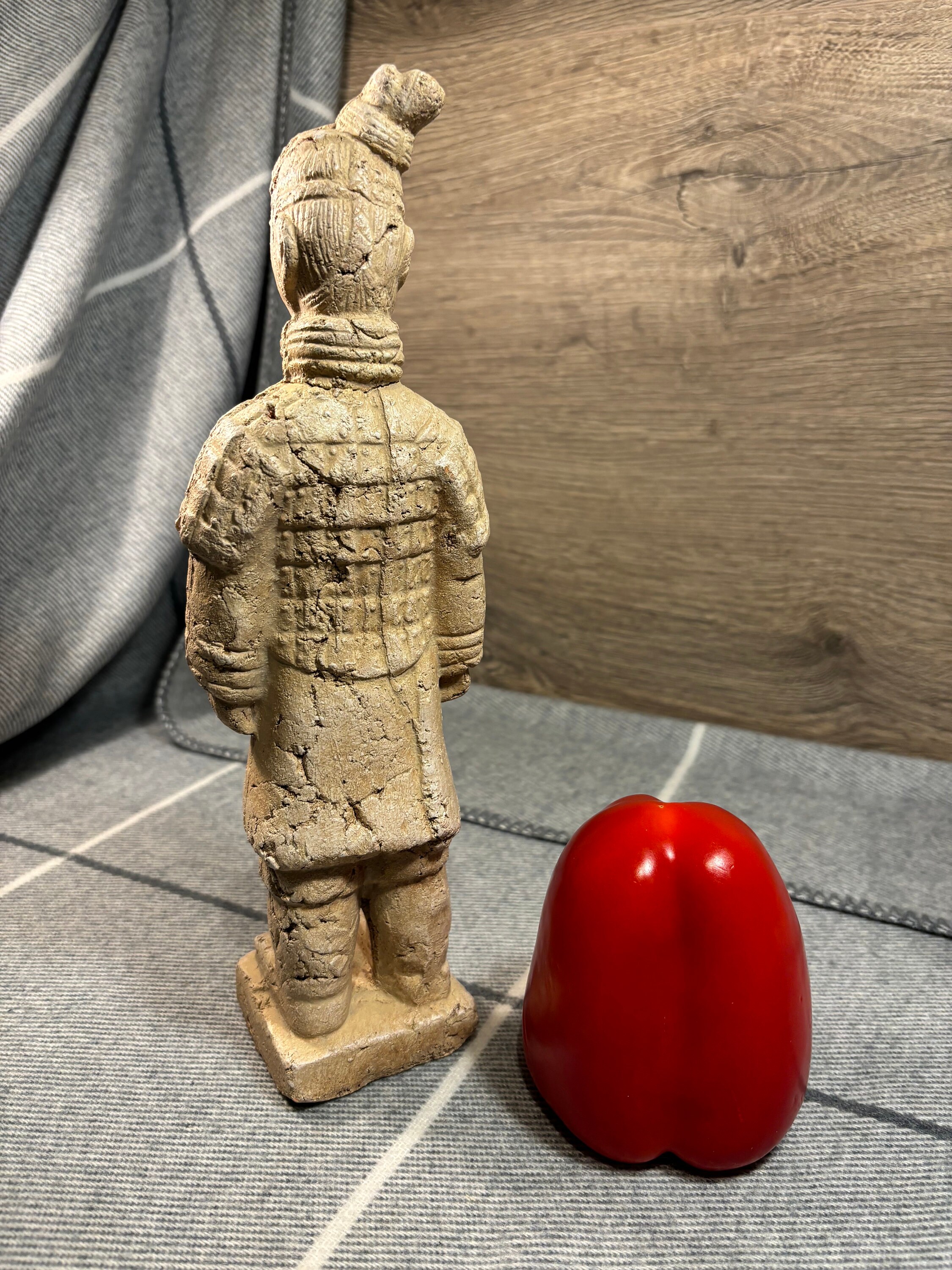 レトロ 中国美術 兵馬俑 レプリカ 兵士像 人形 彫像 古美術 伝統工芸 伝統