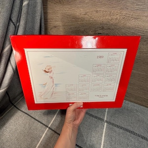 1989 Wall Calendar - Etsy