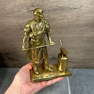 US brass Anvil　真鍮オブジェ Brass Anvil Ornament - Etsy