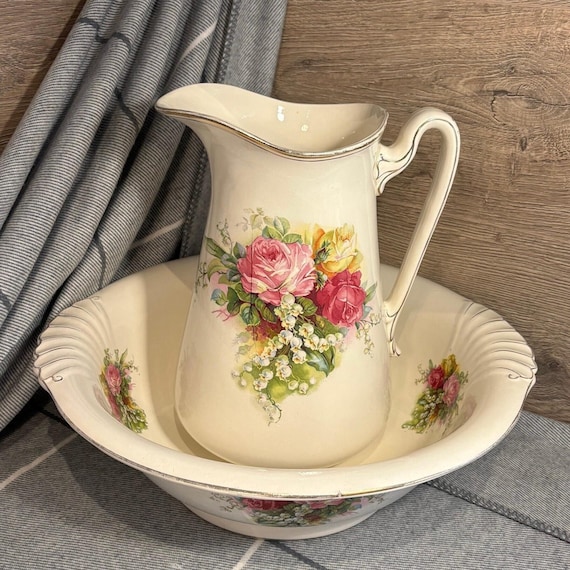 イギリスアンティークピッチャーアンドポウル イギリス