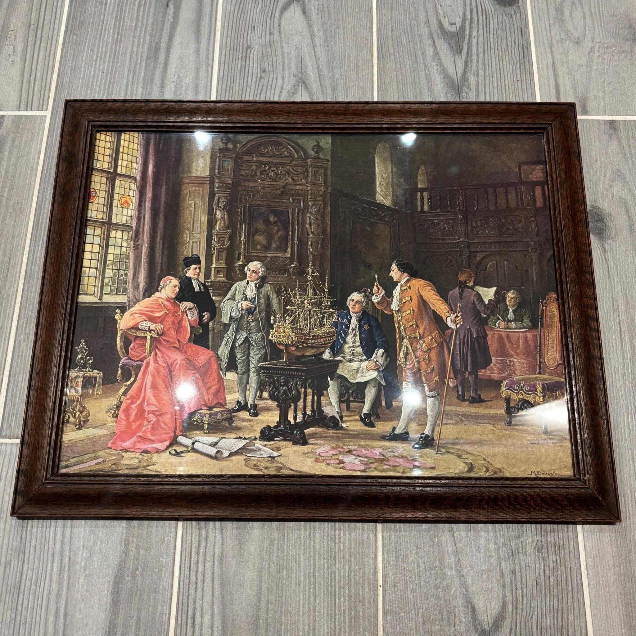 Vintage 'the Conference' by Margaret Dovaston Boots UK Old Antique