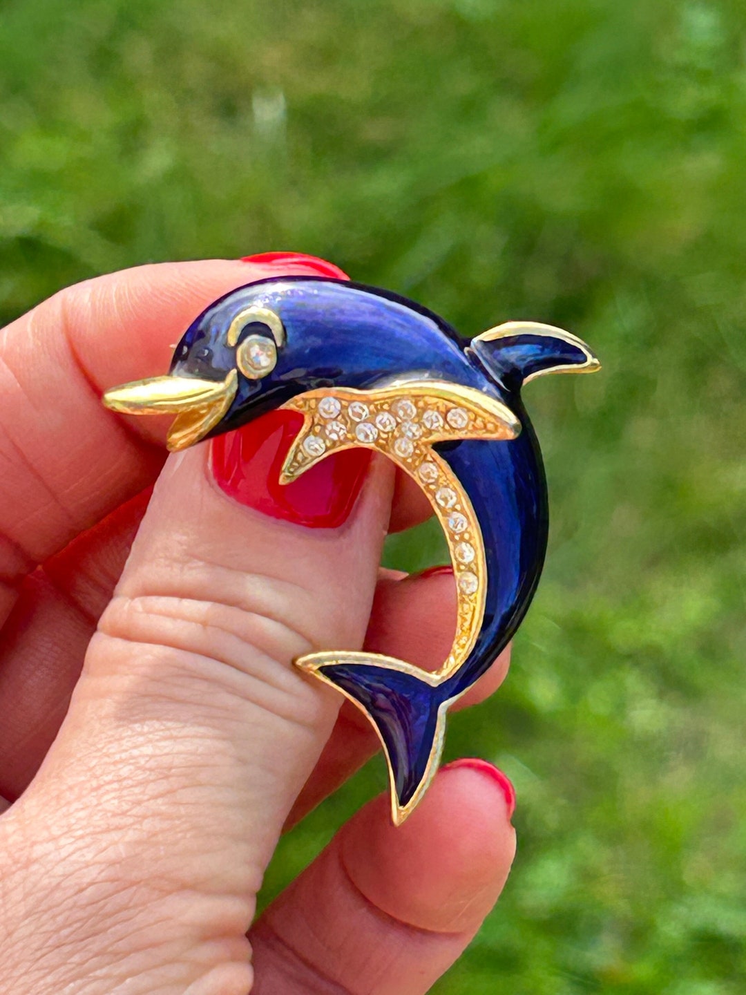 Collier Taratata France - Émail Et Strass, Multicolore, Signé Par Le Créateur