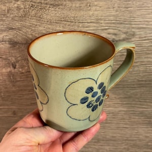 Preloved Denby Heritage Orchard Accent Mug | Primitive Rustic Kitchenalia | Traditional English Tableware | Farmhouse Pottery Kitchenware