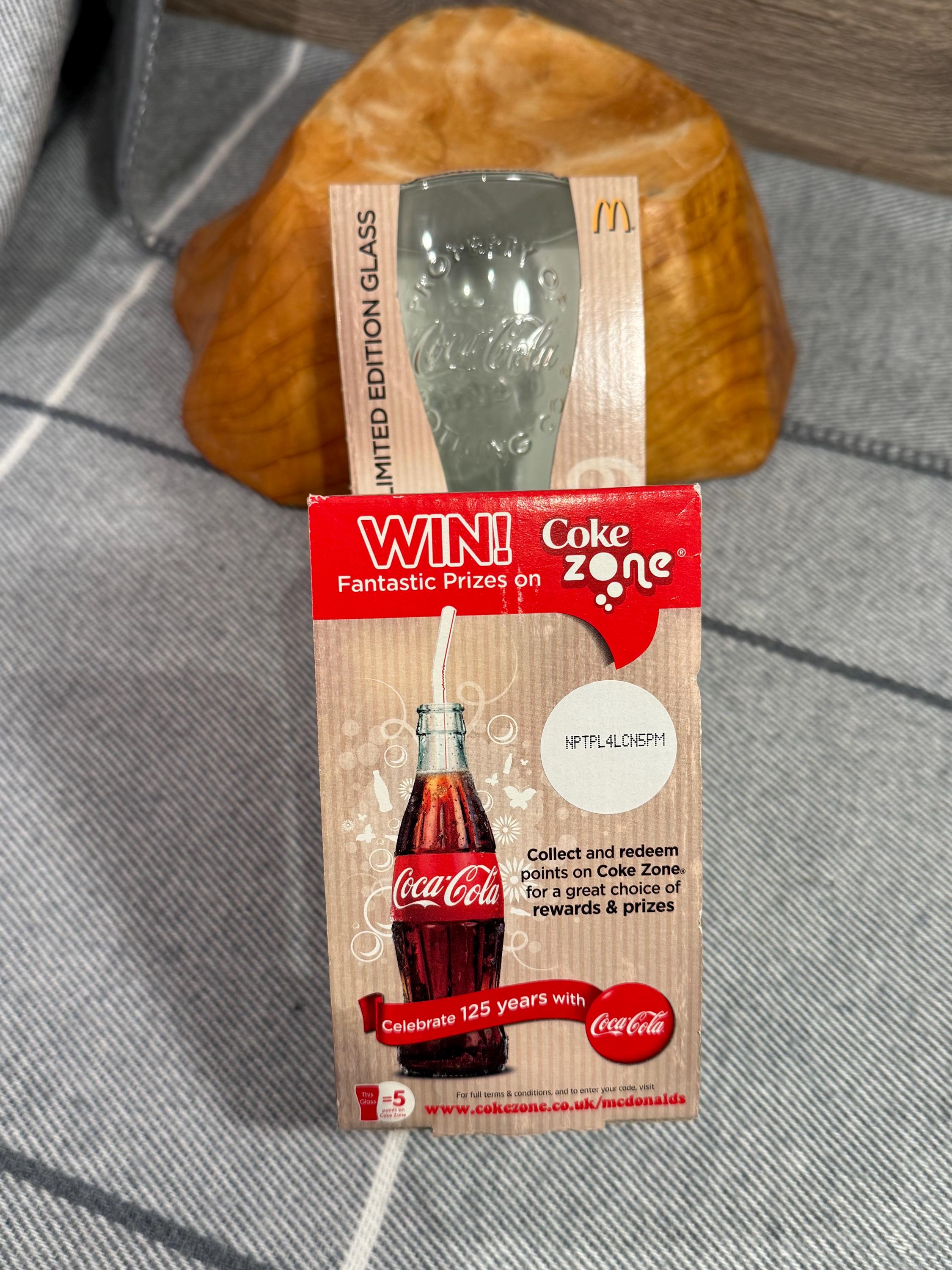 Preloved 1886- 2011 Mcdonalds Limited Edition Coca Cola Glass