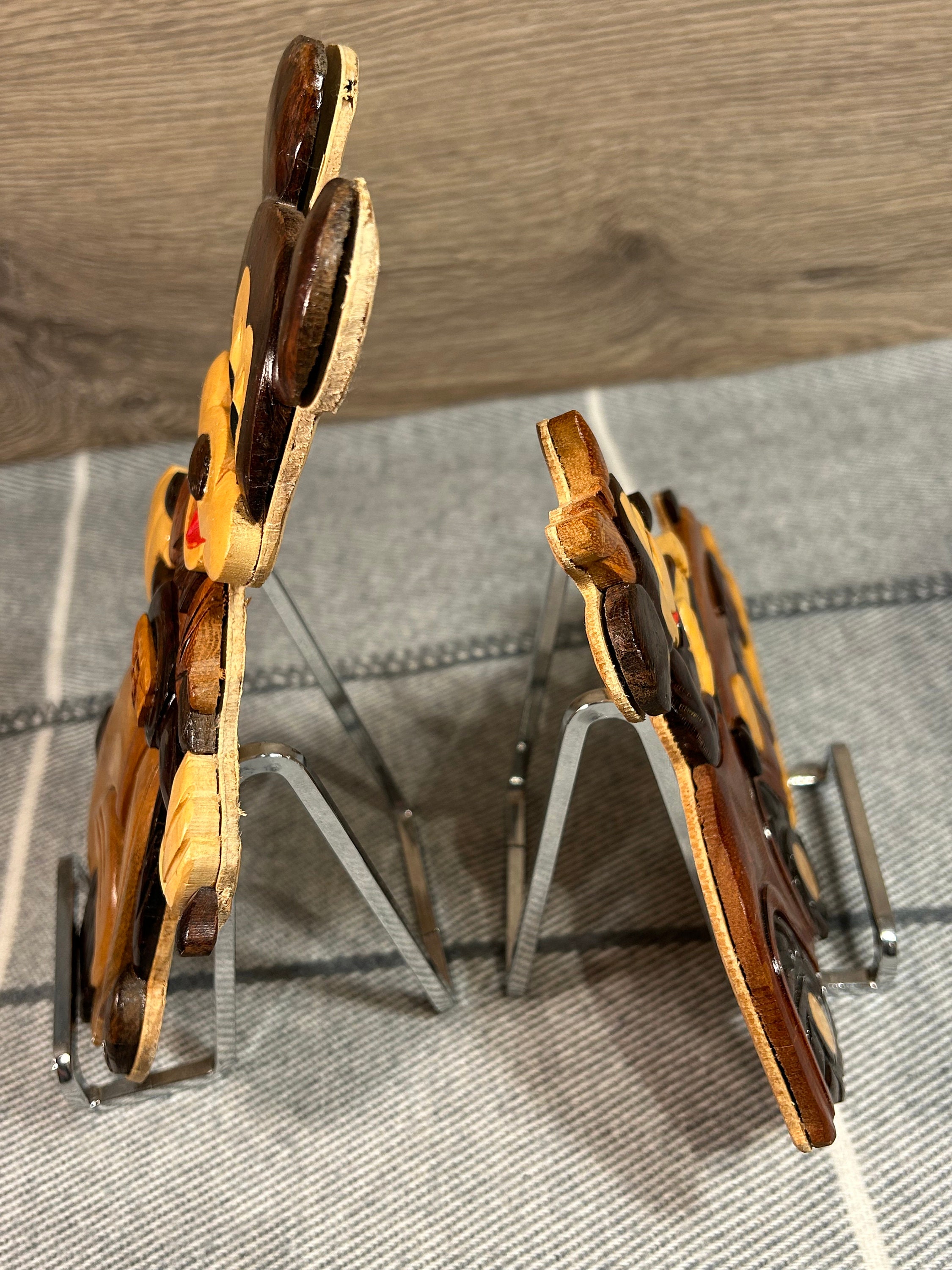 Vintage Hand Crafted Mid Century Disney Minnie Mouse & Mickey