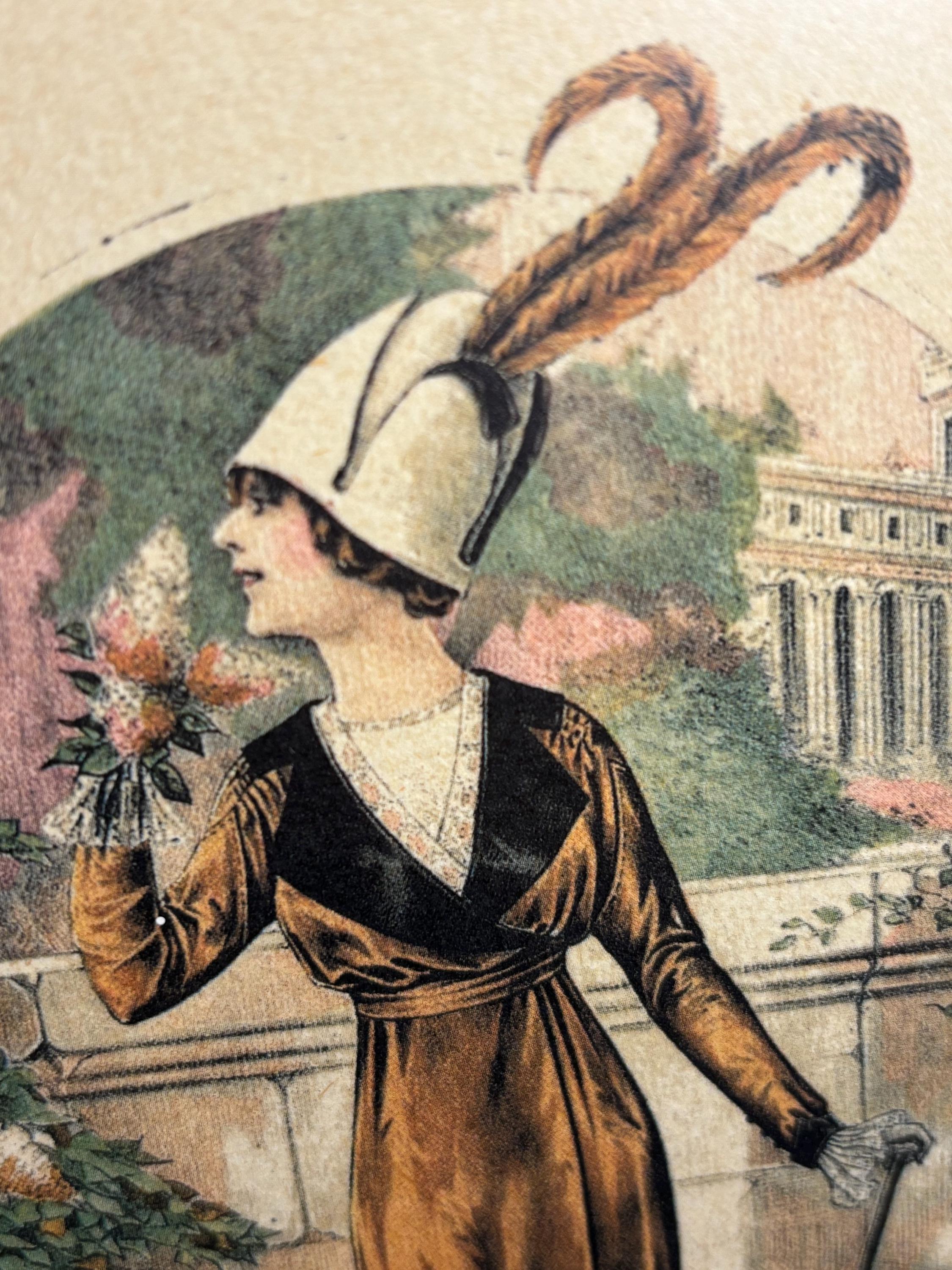 Vintage Les Grandes Modes De Paris Supplément No 136 by Rivain