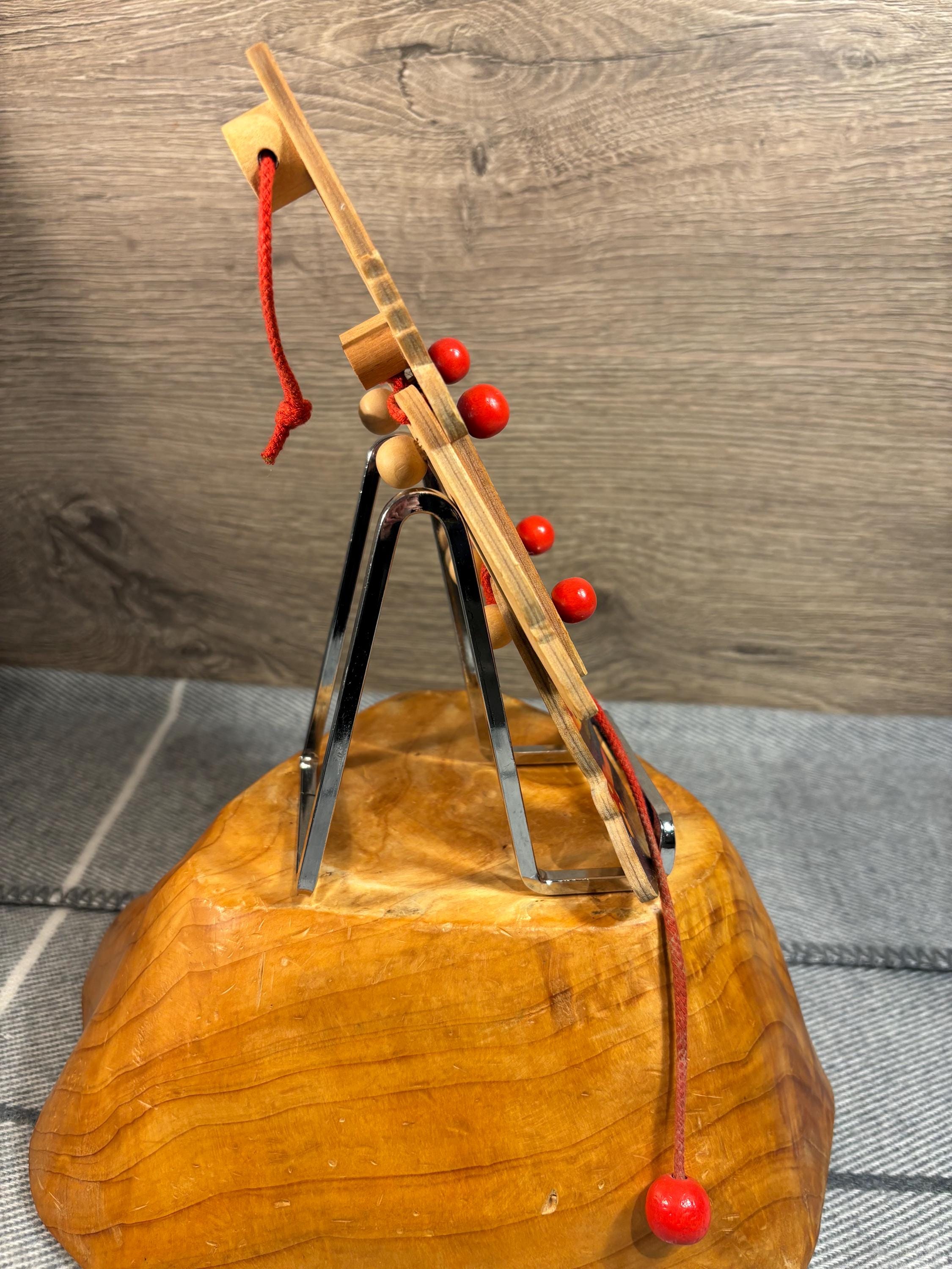 Hess Holzspielzeug Stapelturm Clown – Motorikspielzeug Aus Holz, 12,5 Cm