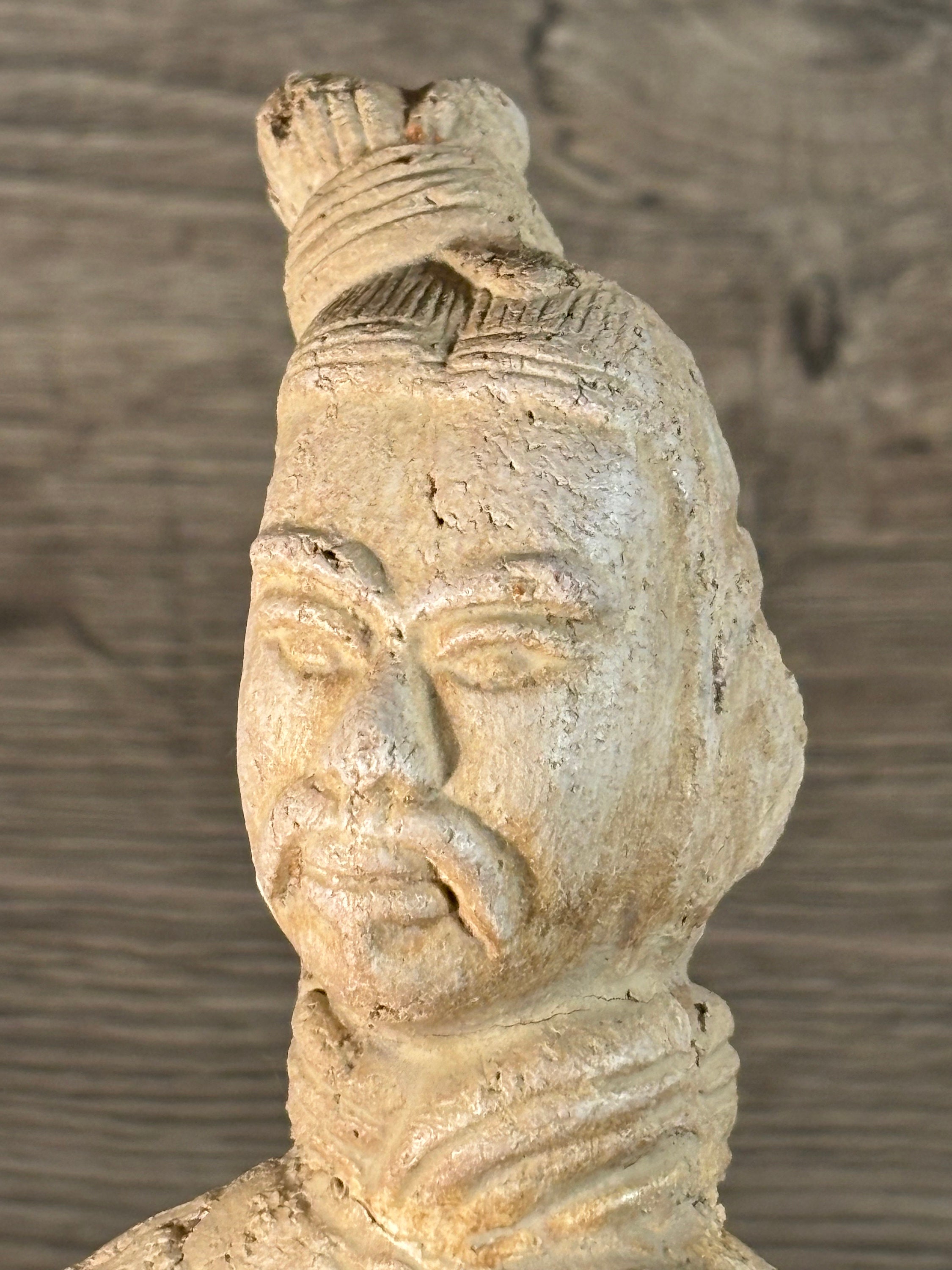 ヴィンテージ中国兵馬俑戦士レプリカ彫刻 | 中国兵士レプリカ像 | 伝統