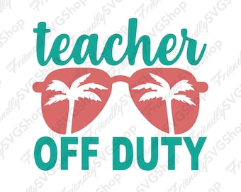 Teacher Off Duty Vector Artwork