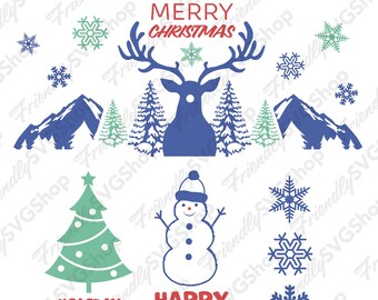 Winter Happy Holidays vector artwork