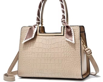 Crocodile Female Crossbody Shoulder High Quality Ladies Handbags